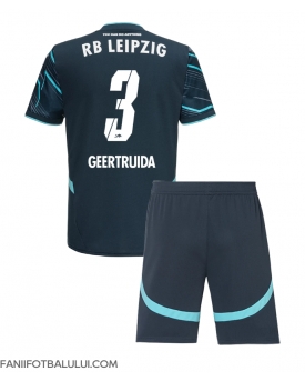 RB Leipzig Lutsharel Geertruida #3 Echipament de Fotbal Replică 2024-25 Copii Treilea (+ Șorturi)